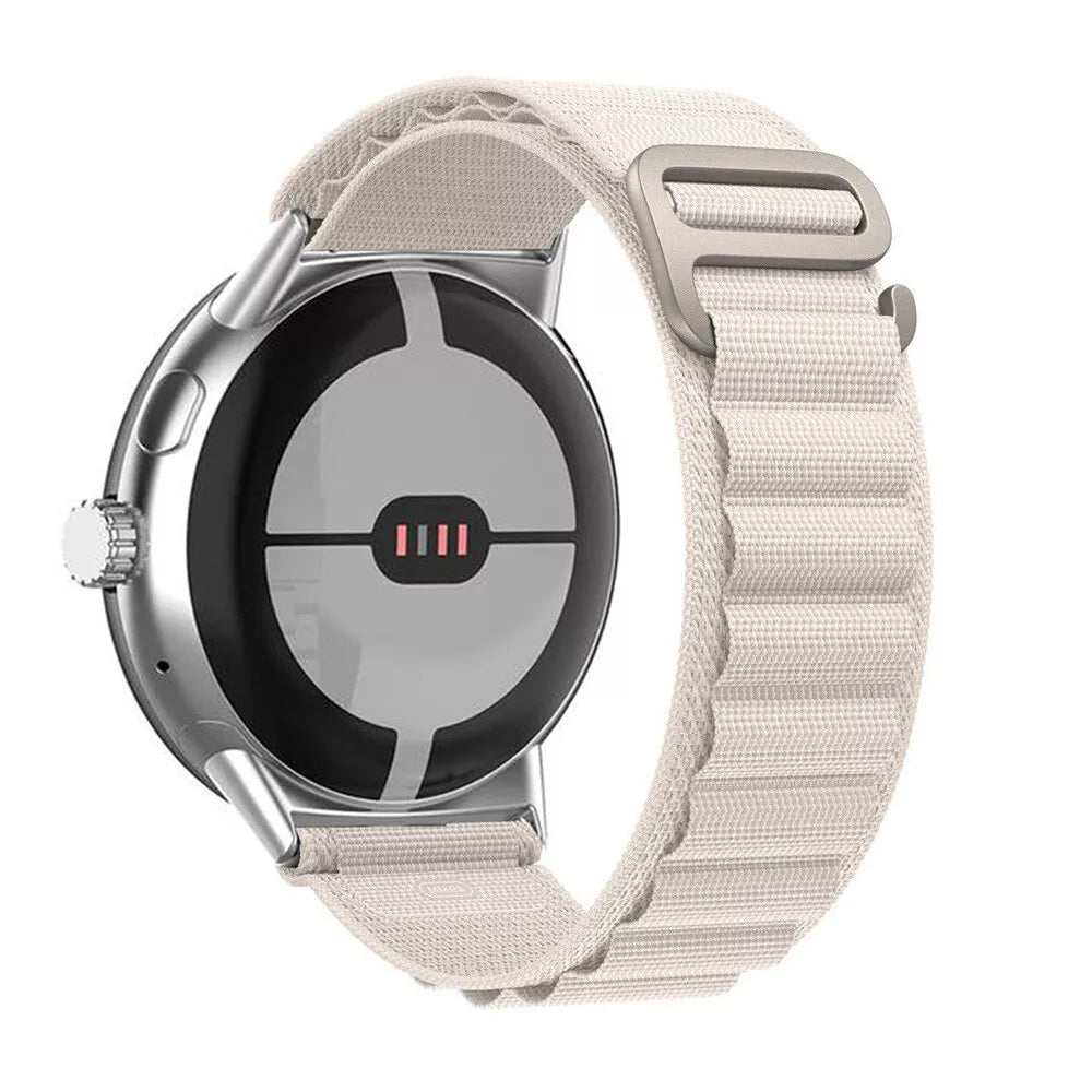 Google Pixel Watch 5 - 41mm Alpine Nylon Strap (Starlight)
