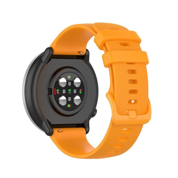 Bracelet montre silicone premium 20mm - universal (orange)