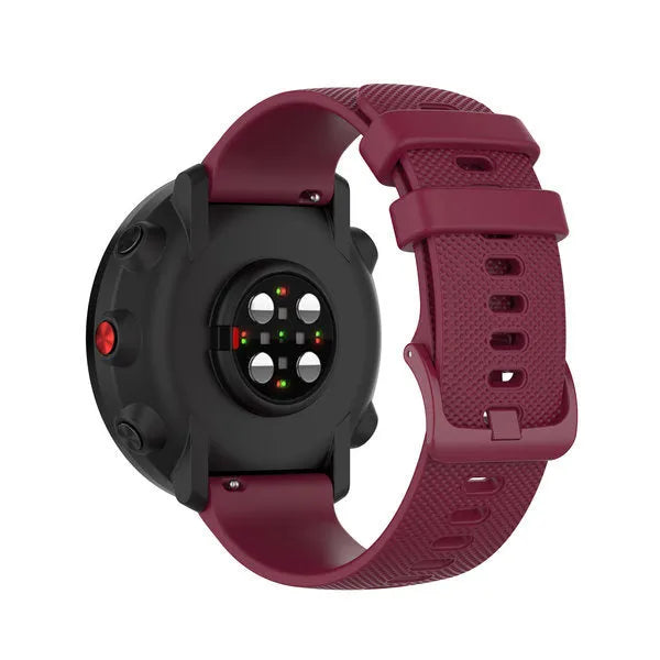 Bracelet silicone premium Motorola Moto Watch - 47mm (rouge)