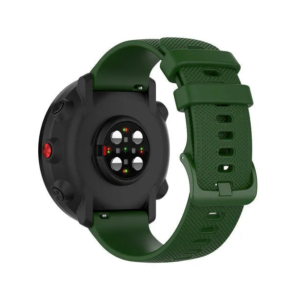Bracelet silicone premium OnePlus Watch 4 - 47mm (vert militaire)