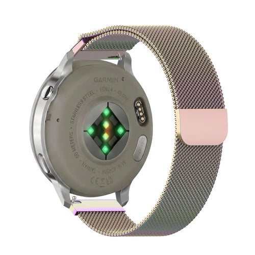 Bracelet milanais Garmin Forerunner 70 (arc-en-ciel)