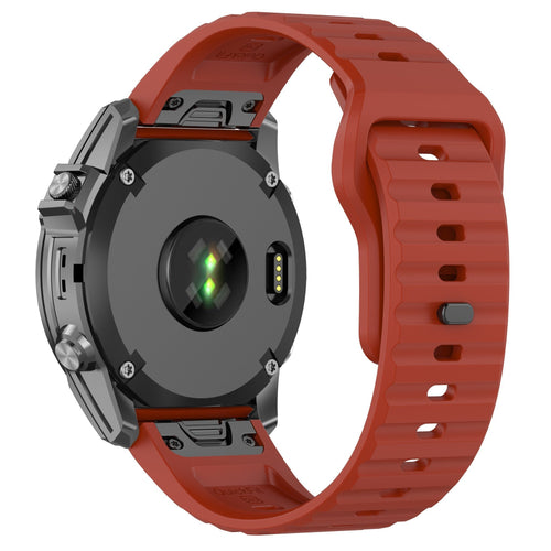 Garmin Descent MK3i - 51mm Outdoor Silicone Strap (Red)