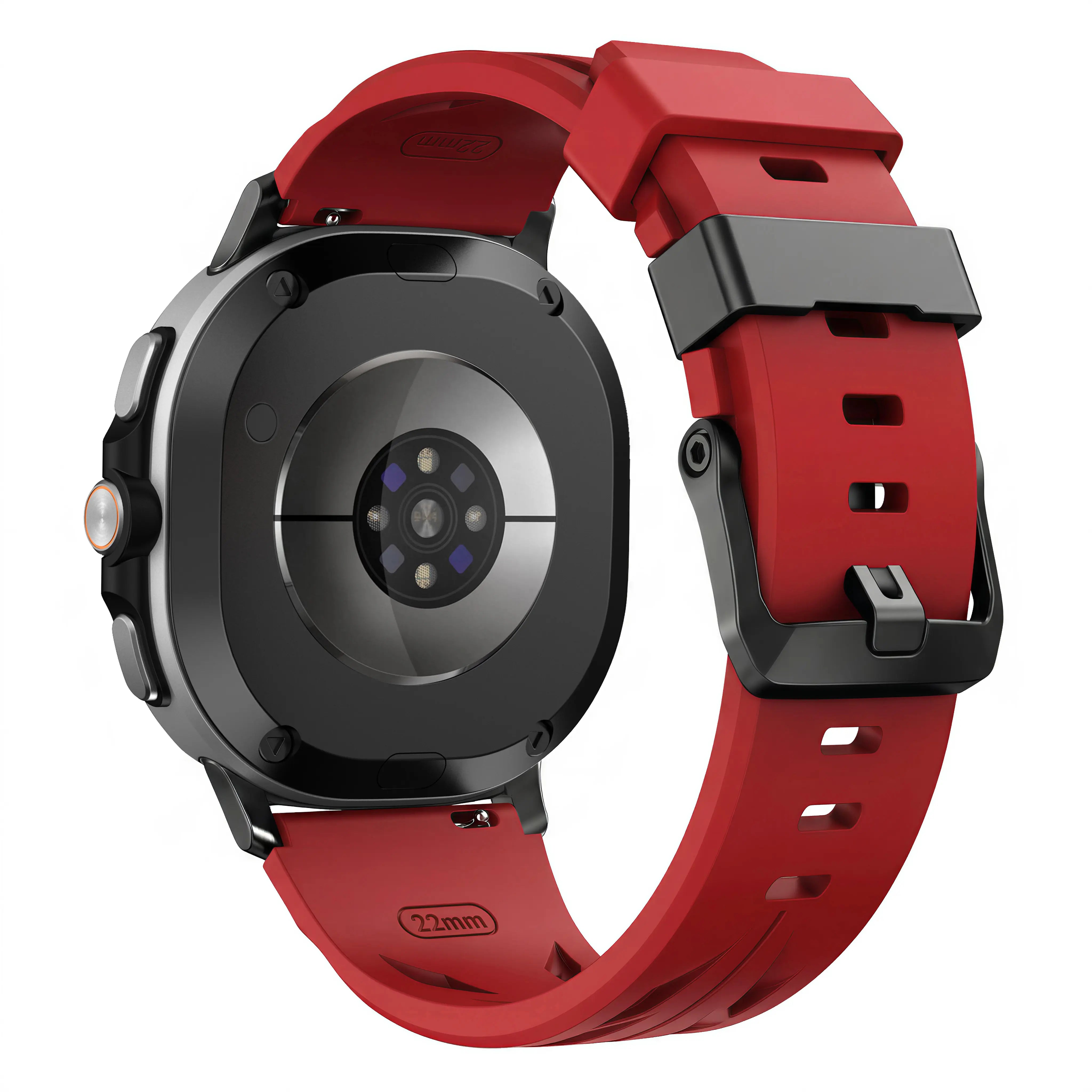 Bracelet silicone race Samsung Galaxy Watch 9 - 44mm (rouge)