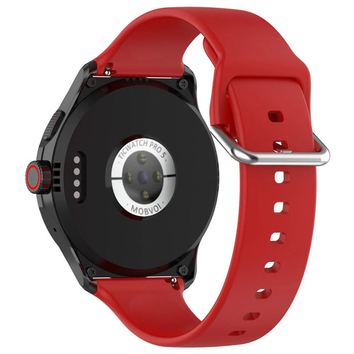 Bracelet silicone avec boucle Coros Apex 4 - 46mm (rouge)