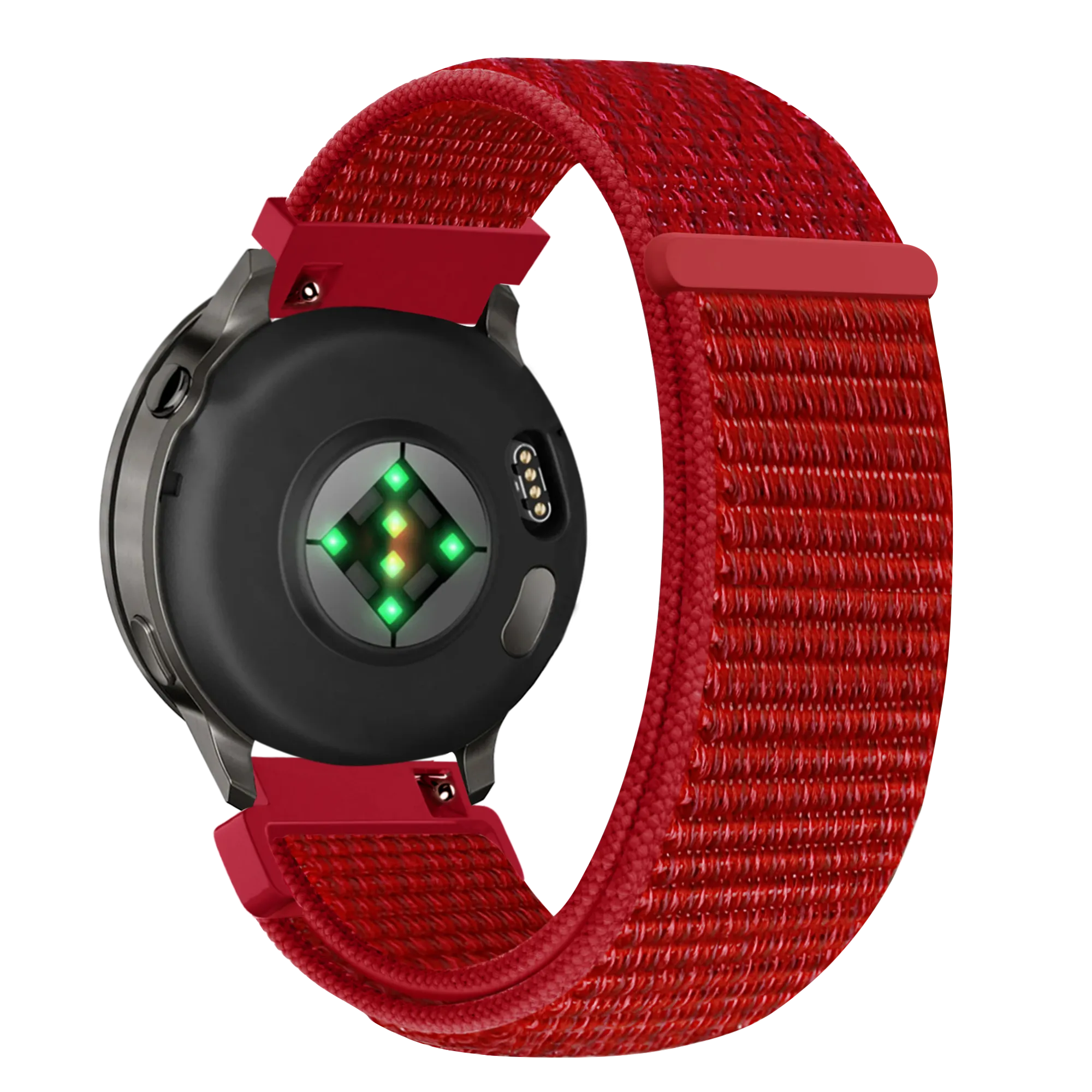 Bandz Bracelet nylon Loop Garmin Vivoactive 6 (rouge)