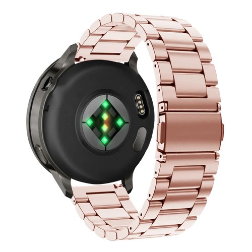 Bandz Bracelet acier 'Classic' Garmin Vivoactive 6 (rose)