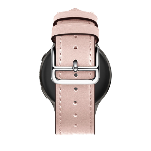 Bandz Garmin Vivomove 3s Leather Strap 'Deluxe' (Pink)