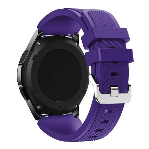 Bracelet twill silicone Motorola Moto Watch - 47mm (violet)