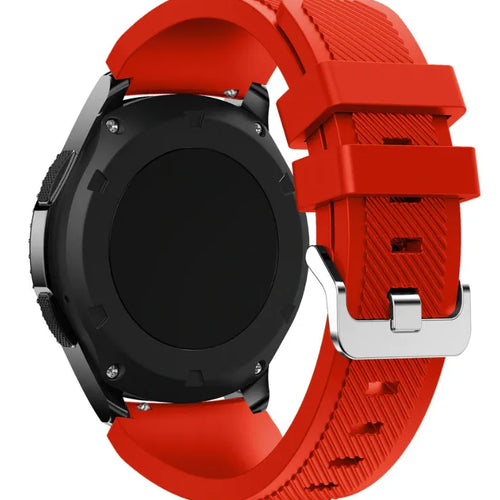 Bracelet twill silicone ICE Smart TKS Rectangular 1.41 (rouge)