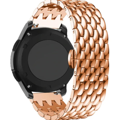 Bracelet acier 'Dragon' Amazfit Bip 6 (rose or)
