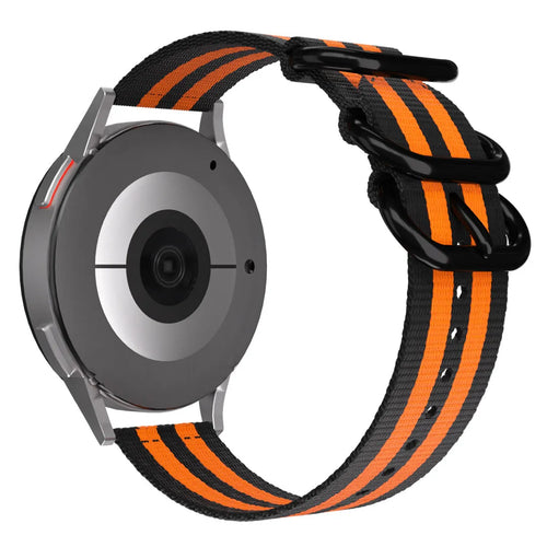 Bracelet nylon avec boucle Coros Apex 2 Pro (noir/orange)