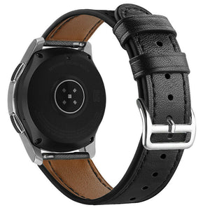 Bracelet montre cuir moderne 20mm - universal (noir)