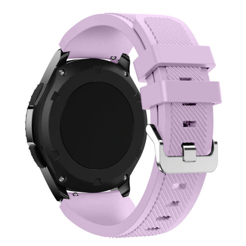 Bracelet silicone sergé Amazfit GTR 4 (lila)