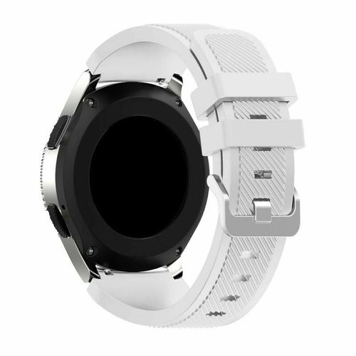 Bracelet silicone sergé Amazfit Bip 6 (blanc)
