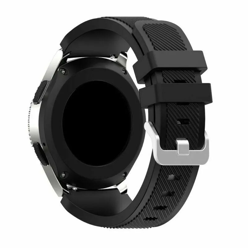 Coros Pace 2 Twill Silicone Strap (Black)