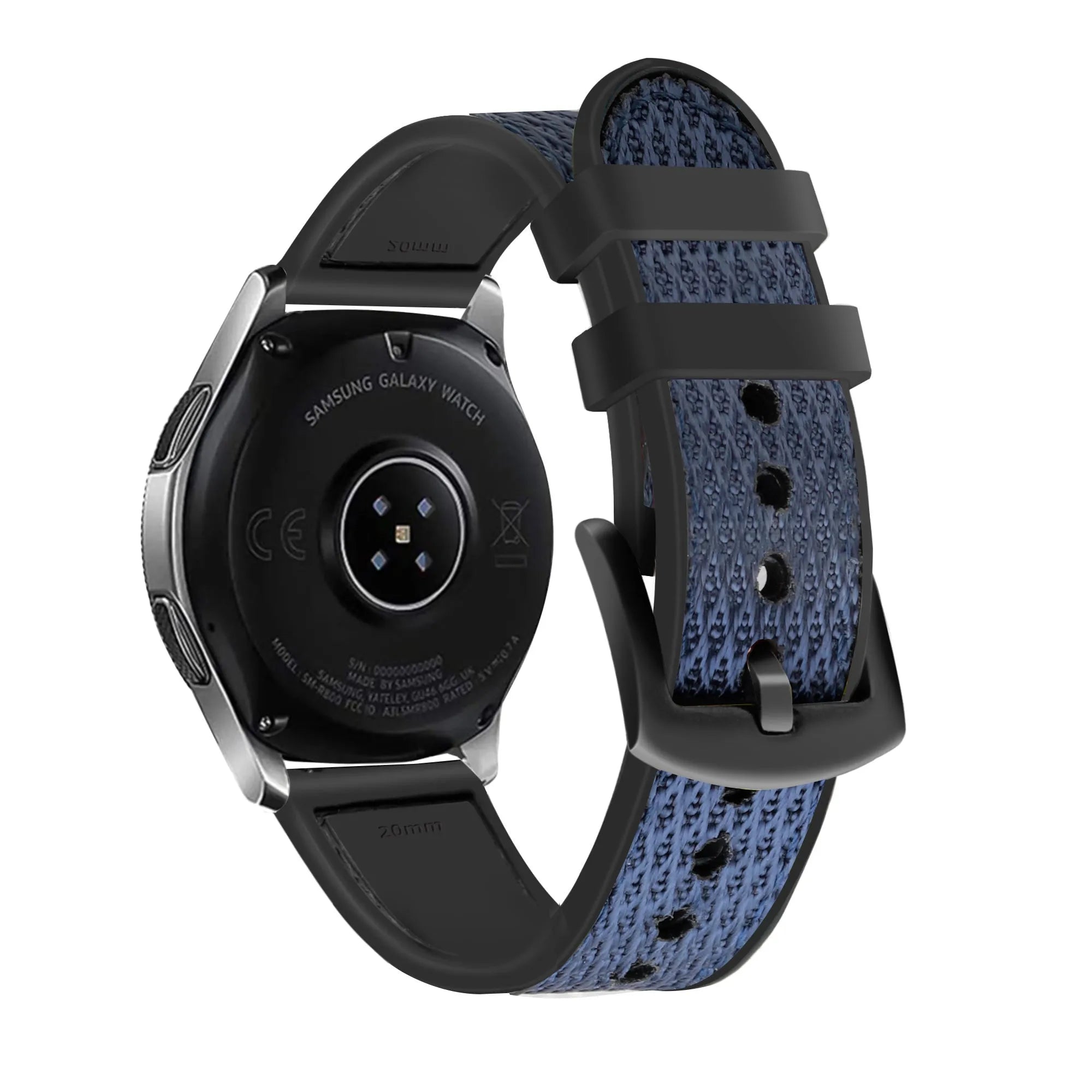 Bracelet nylon hybride Amazfit Bip U (Pro) (bleu)