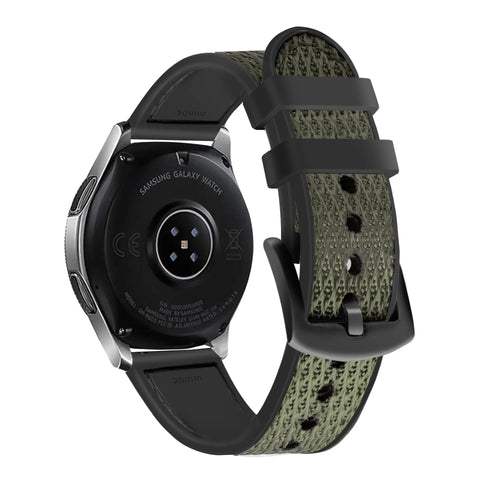 Bracelet nylon hybride Amazfit GTS 4 (vert)