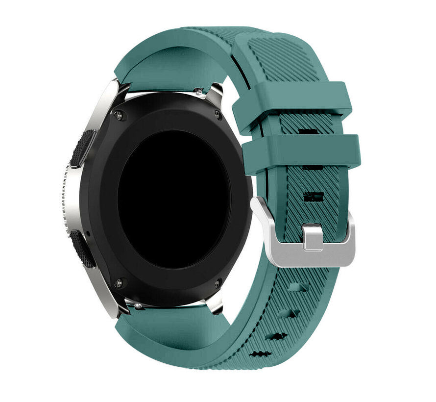 Bracelet silicone sergé Withings ScanWatch 2 - 42mm (vert sapin)