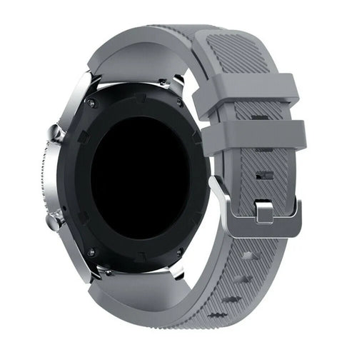 Bracelet silicone sergé Amazfit Active (gris)