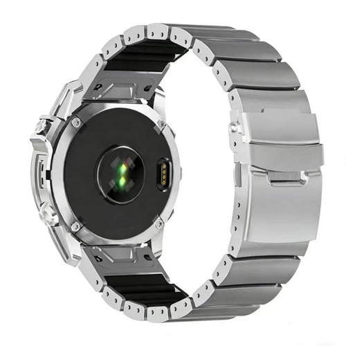 Bracelet titane hybride Garmin Fenix 6x (argent)