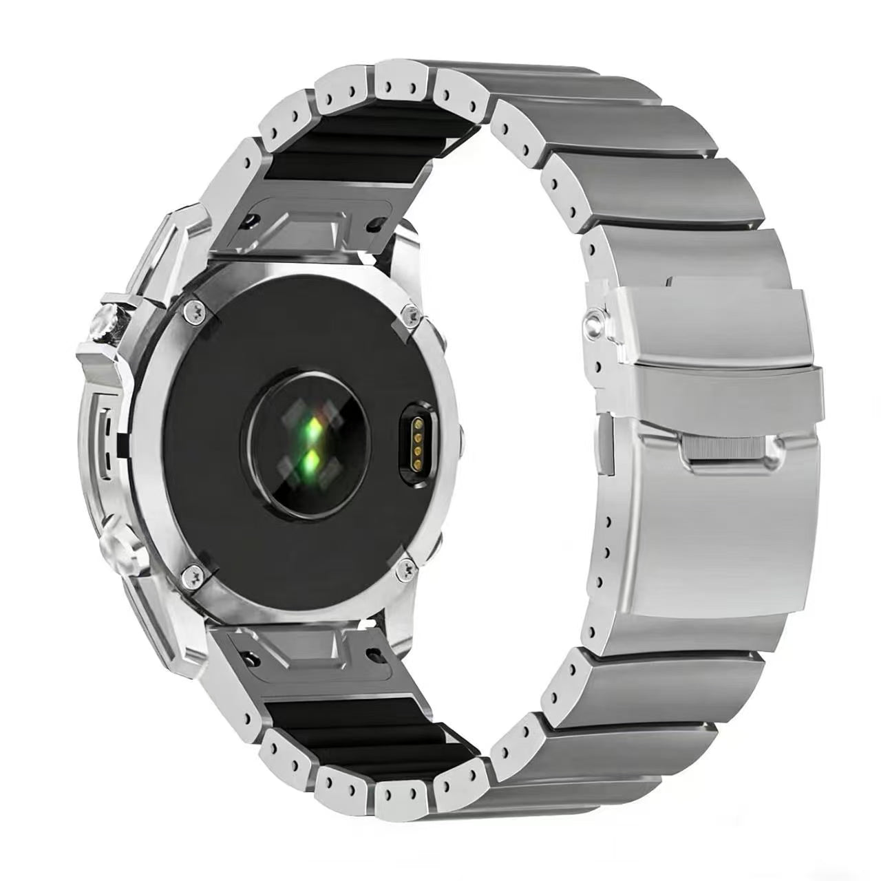 Bracelet titane hybride Garmin Fenix 6x (argent)
