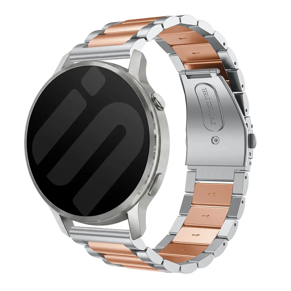 Bracelet acier Garmin Forerunner 70 (argent/or rose)