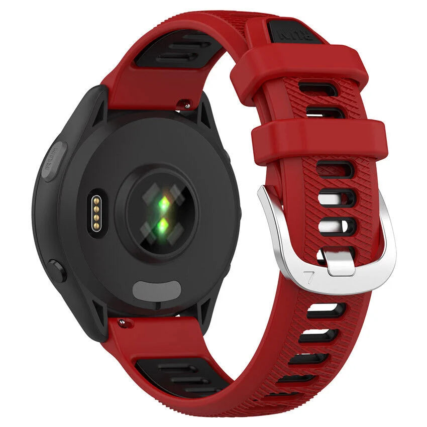 Garmin Vivoactive 6 Sport Buckle Strap (Red/Black)
