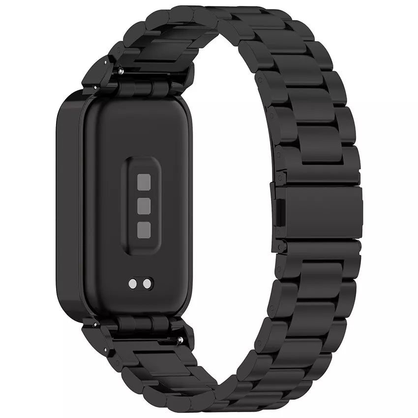 Bracelet acier Xiaomi Smart Band 9 Active (noir)