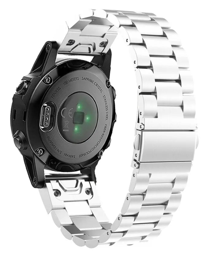 Bracelet acier Garmin D2 Delta S (argent)