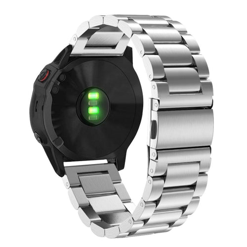 Bracelet acier Garmin Descent MK1 (argent)