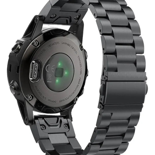 Bracelet acier Garmin Approach S70 - 42mm (noir)