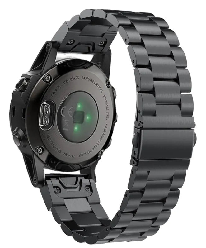 Bracelet acier Garmin Approach S70 - 42mm (noir)