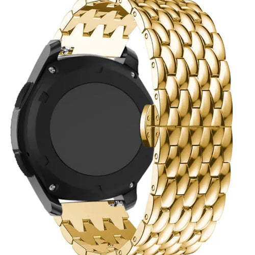 Bracelet acier 'Dragon' Amazfit GTR Mini (or)