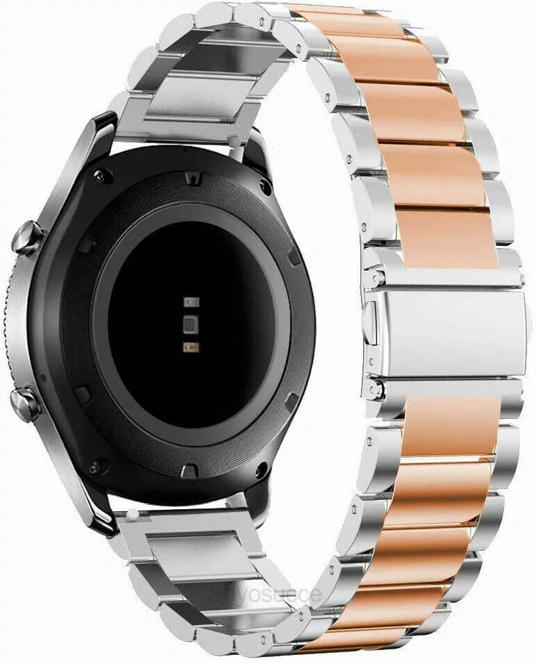 Bracelet acier Polar Grit X Pro (argent/or rose)
