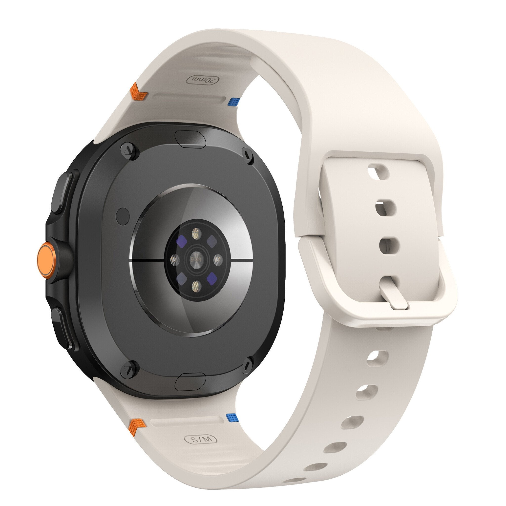 Samsung Galaxy Watch 9 - 44mm Silicone Strap (Starlight)