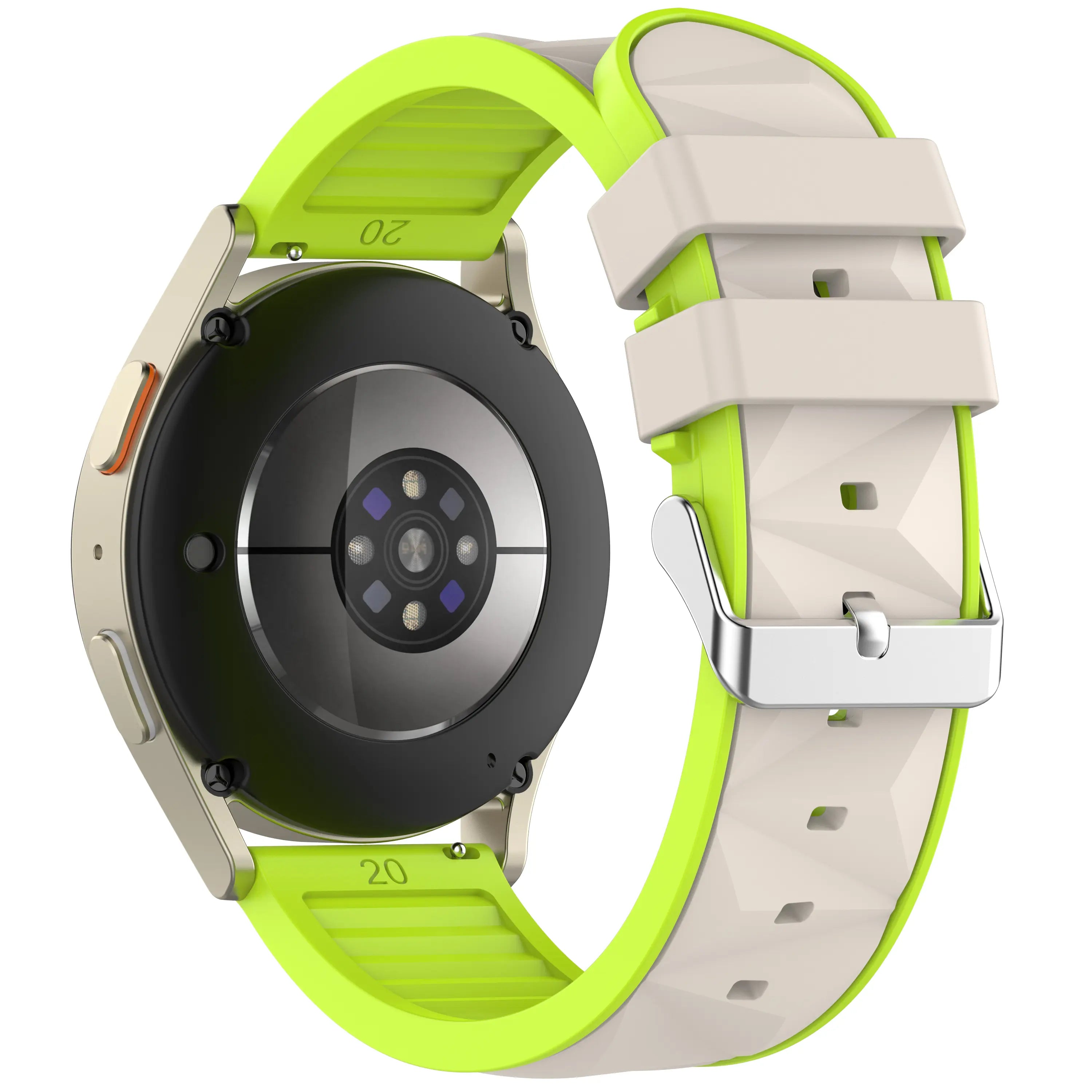 Bracelet sport diamond Amazfit Active Max (lumière stellaire/lime)