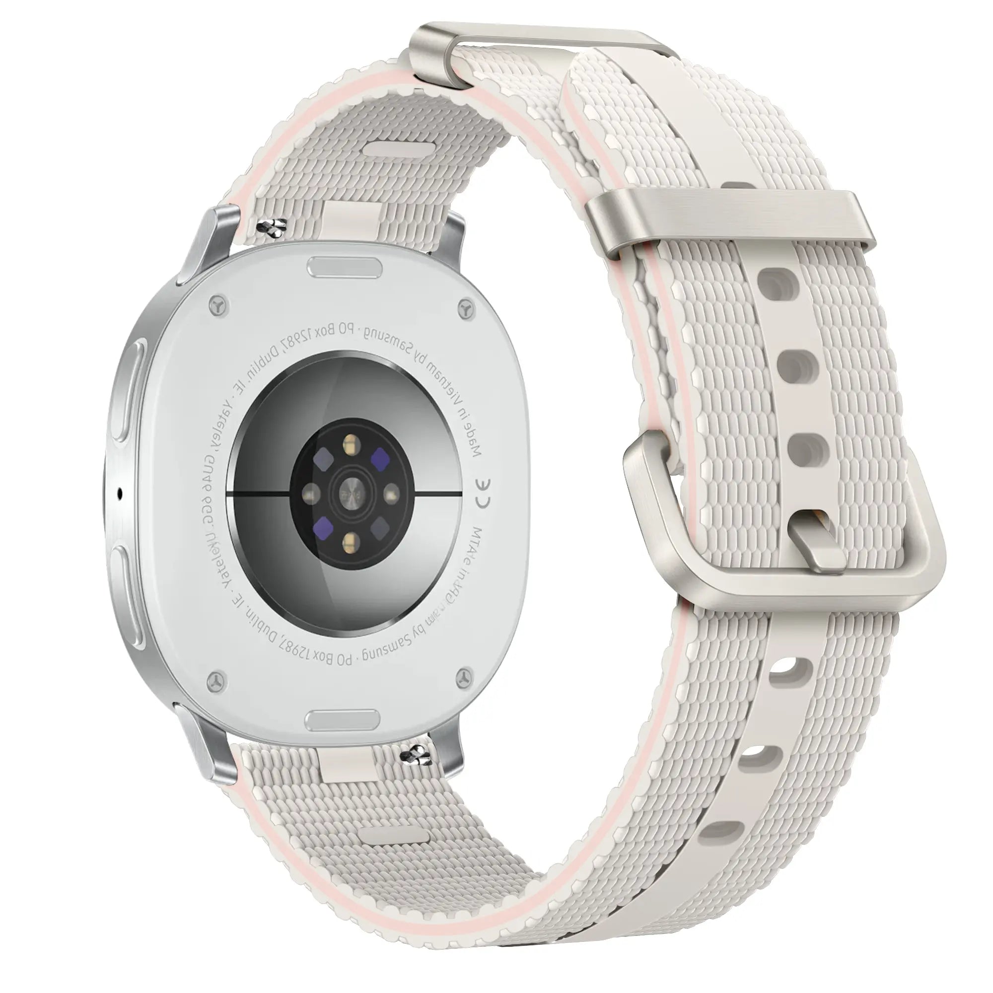 Samsung Galaxy Watch 9 - 40mm Silicone Active Strap (Starlight)
