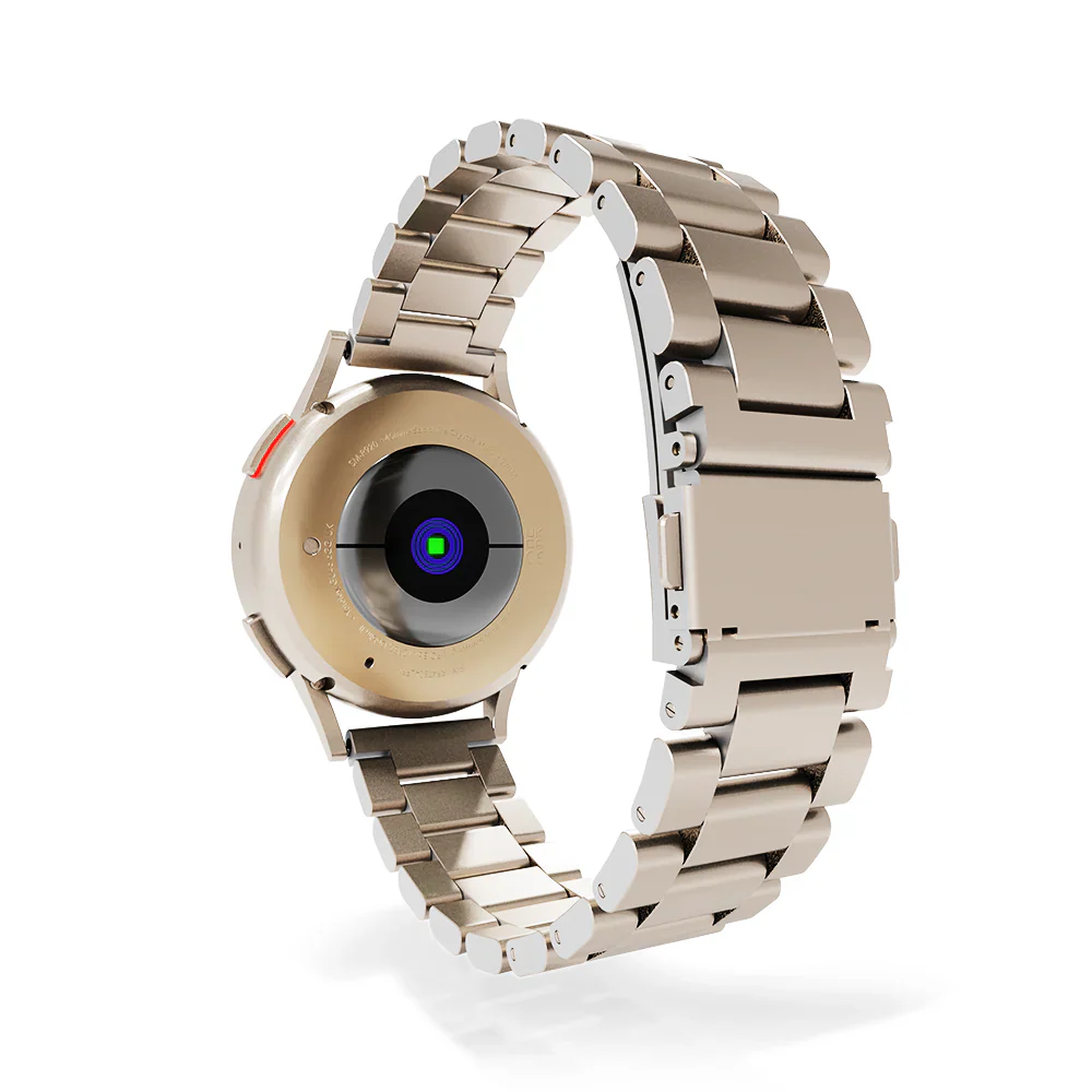 Bracelet acier Withings ScanWatch 2 - 42mm (lumière stellaire)