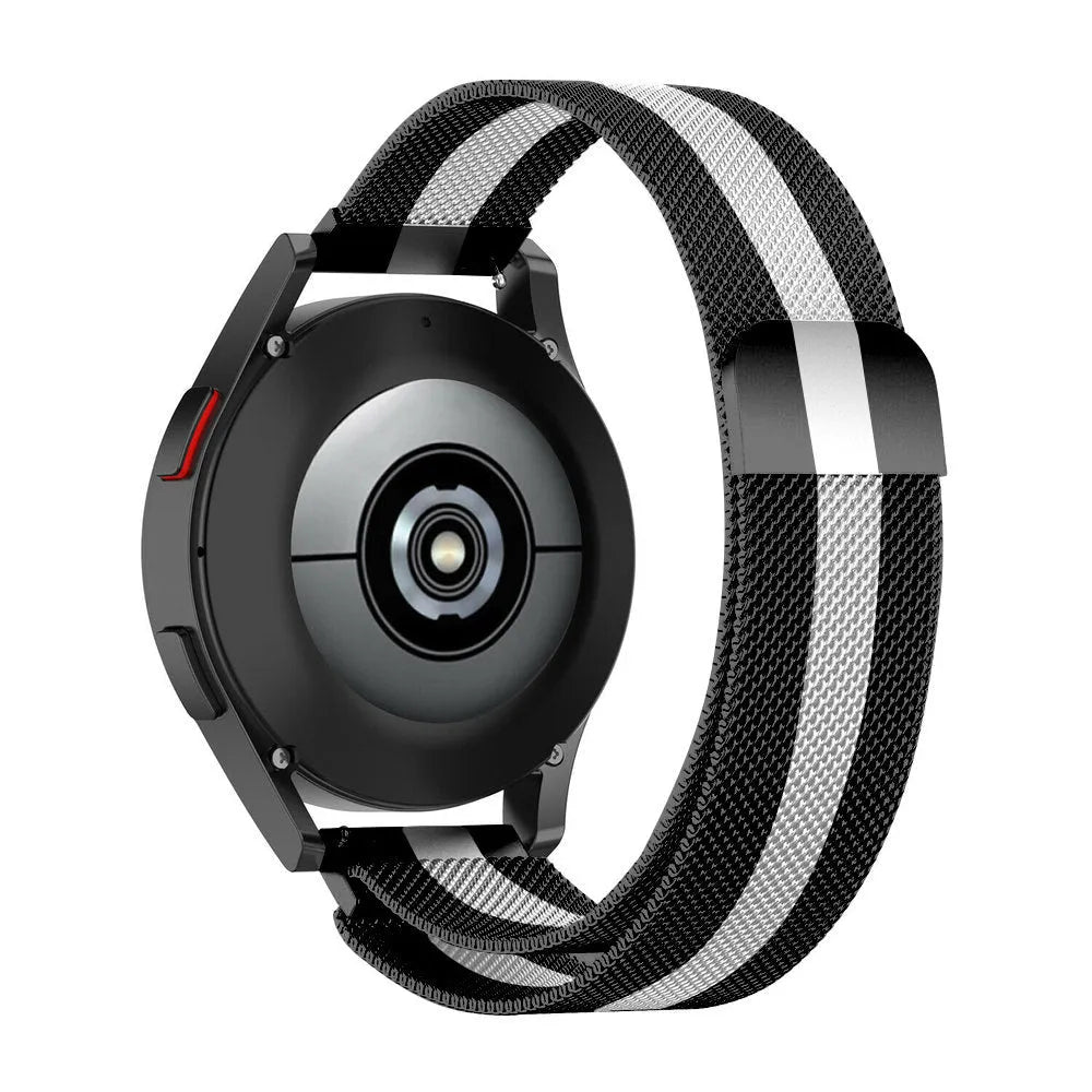 Bracelet milanais Suunto 9 Peak Pro (noir/blanc)