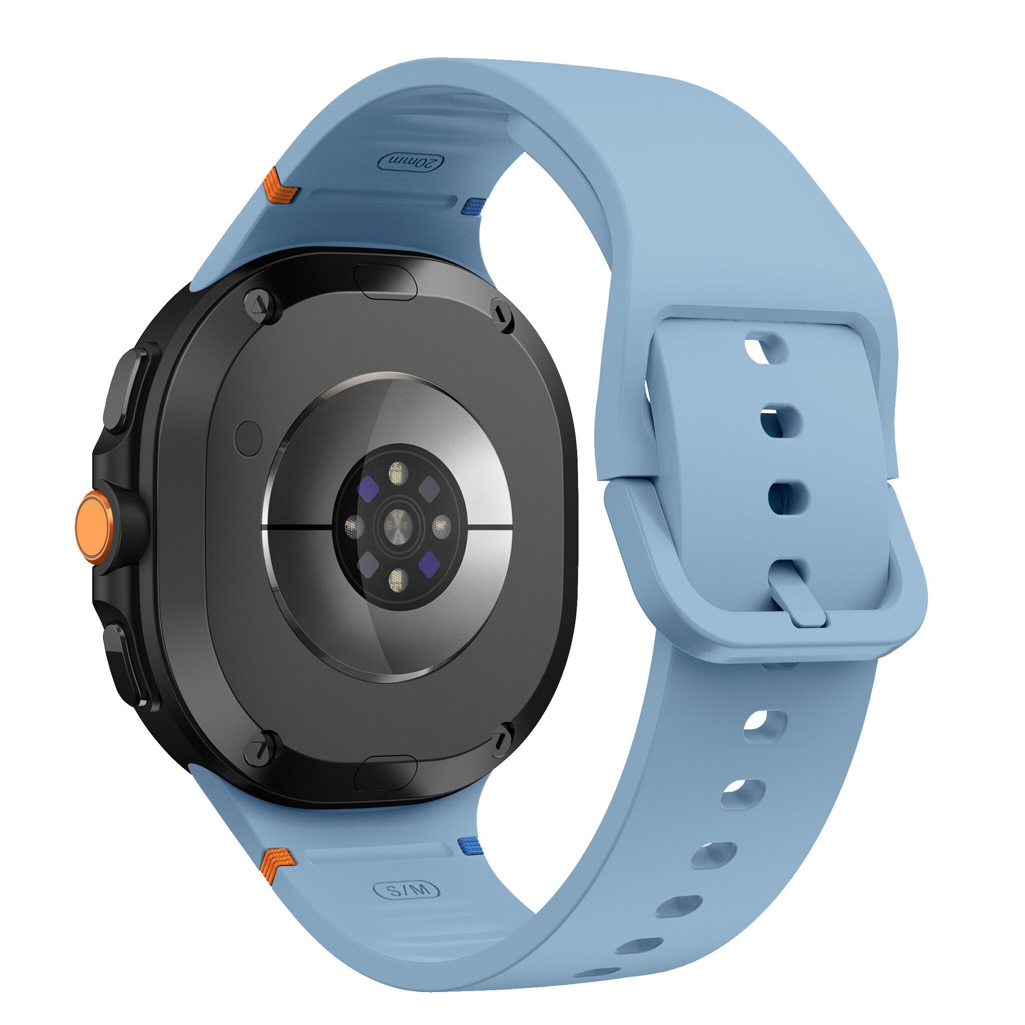Bracelet silicone Samsung Galaxy Watch 9 - 44mm (bleu)