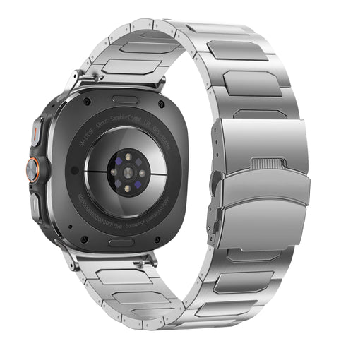 Bandz Bracelet titane Samsung Galaxy Watch Ultra 'Deluxe' (argent)