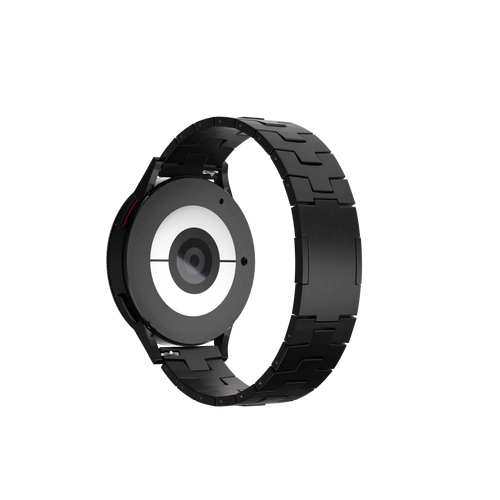 Bracelet titane grain (Boucle plate) Amazfit Bip 6 (noir)