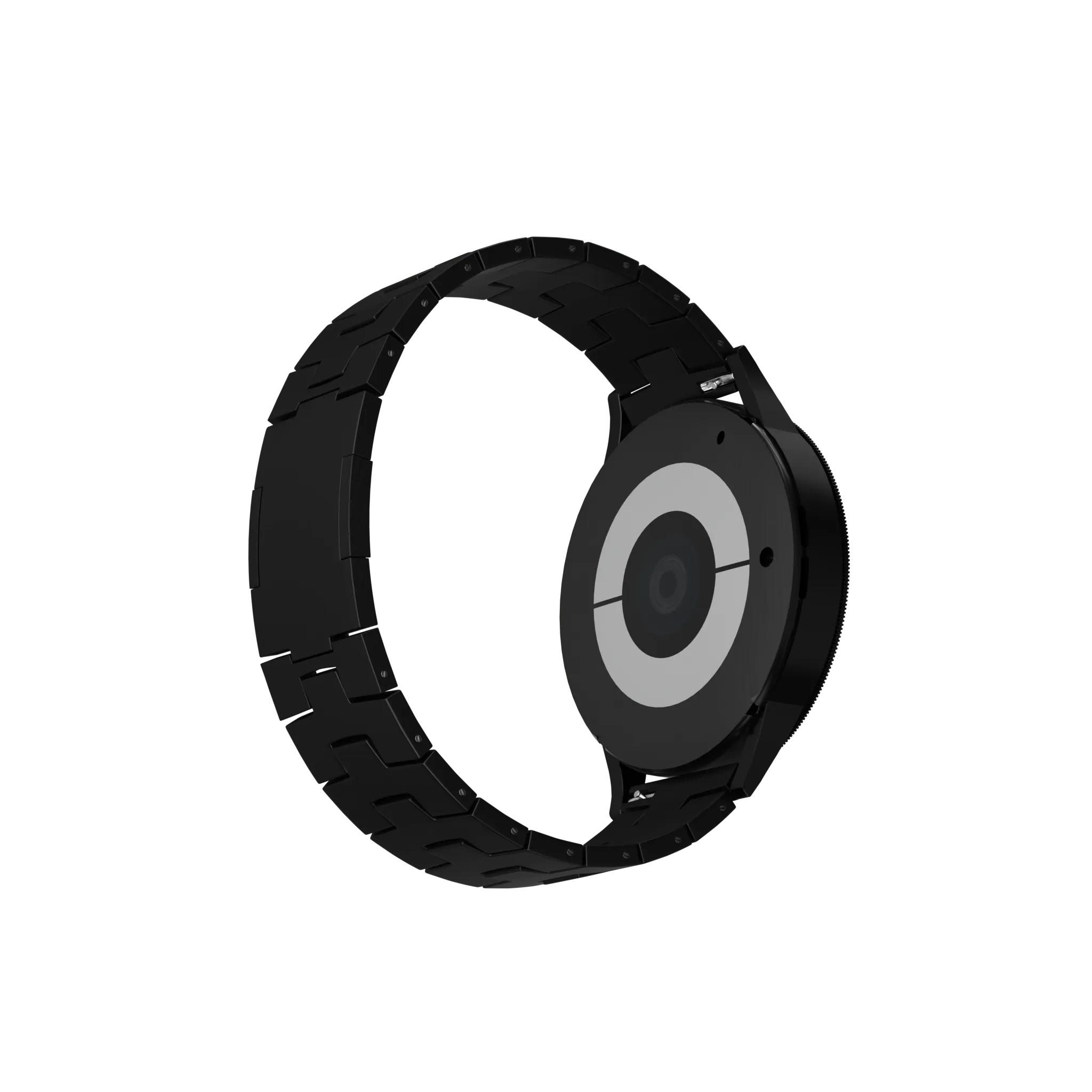 Bracelet en titane avec boucle plate Huawei Watch 5 - 46mm (noir)