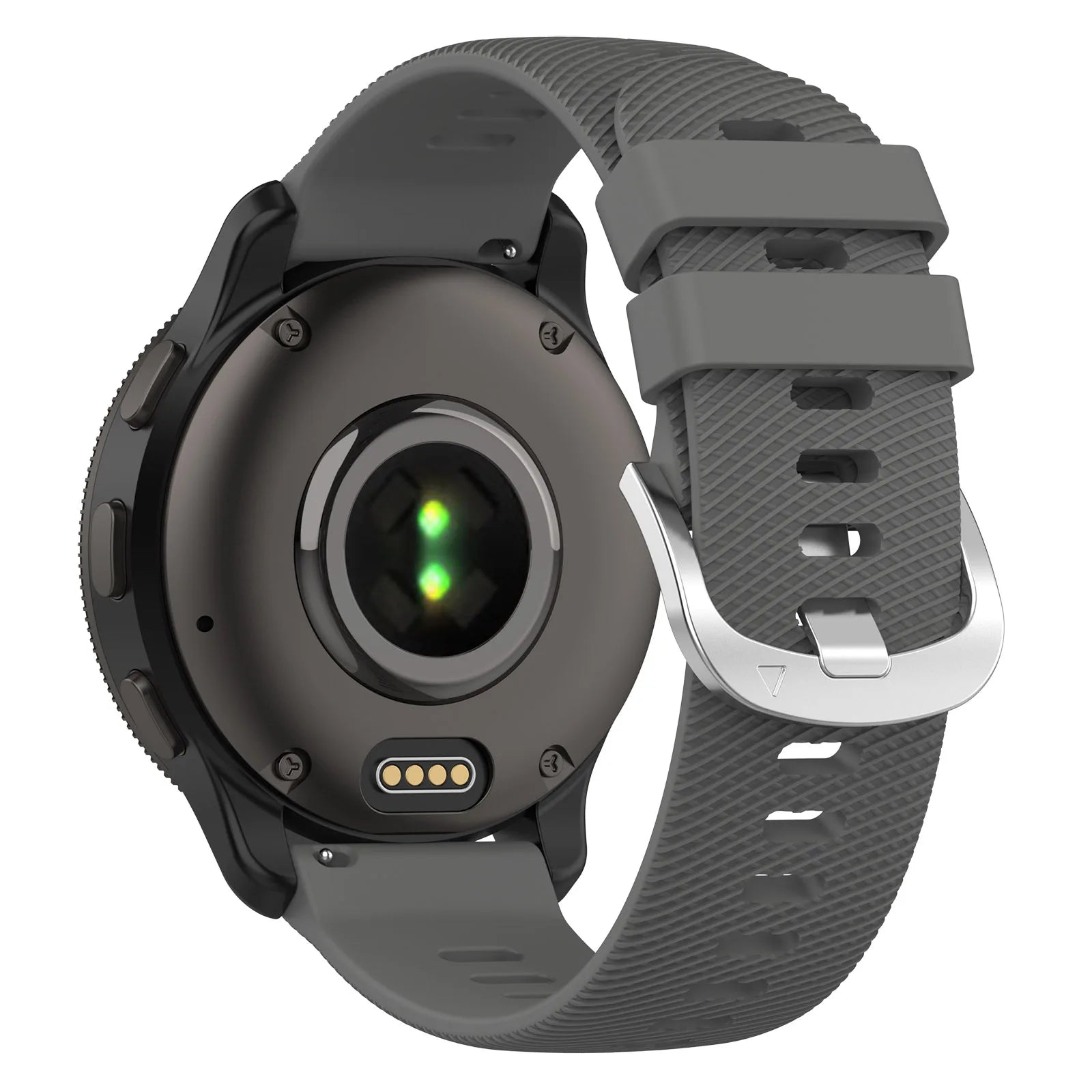 Bracelet silicone Garmin Vivomove Luxe (gris foncé)