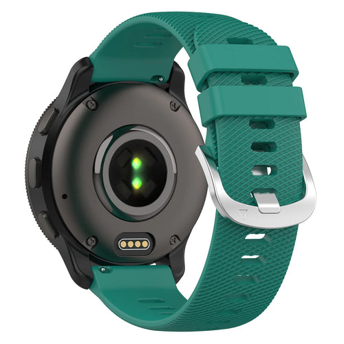 Bracelet silicone Garmin Vivoactive 6 (vert pin)