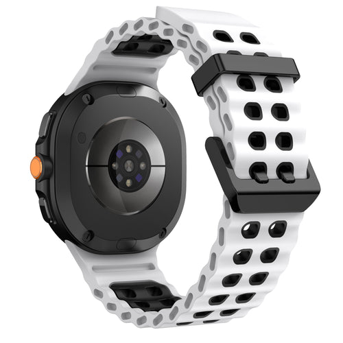 Bracelet Ocean Samsung Galaxy Watch 8 - 40mm (blanc/noir)