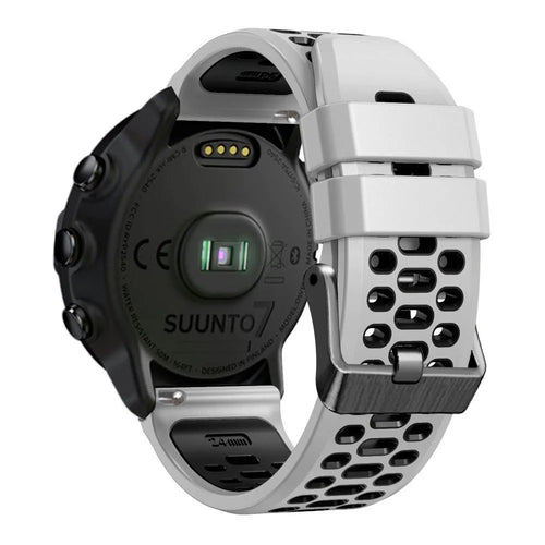 Nomad Bracelet sport avec boucle Coros (blanc/noir)