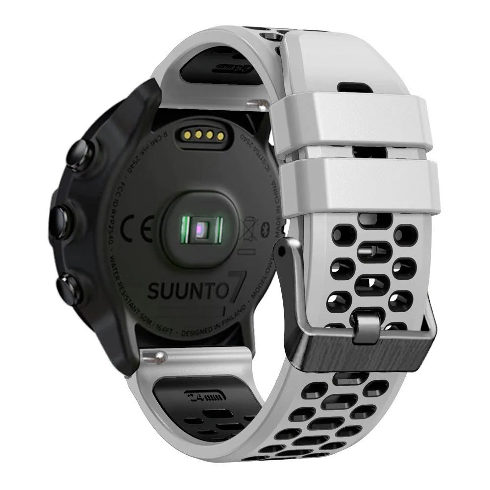 Coros Apex 4 - 46mm Sport Buckle Strap (White/Black)