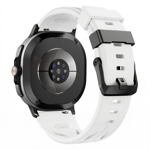 Bracelet silicone race Samsung Galaxy Watch 9 - 40mm (blanc)