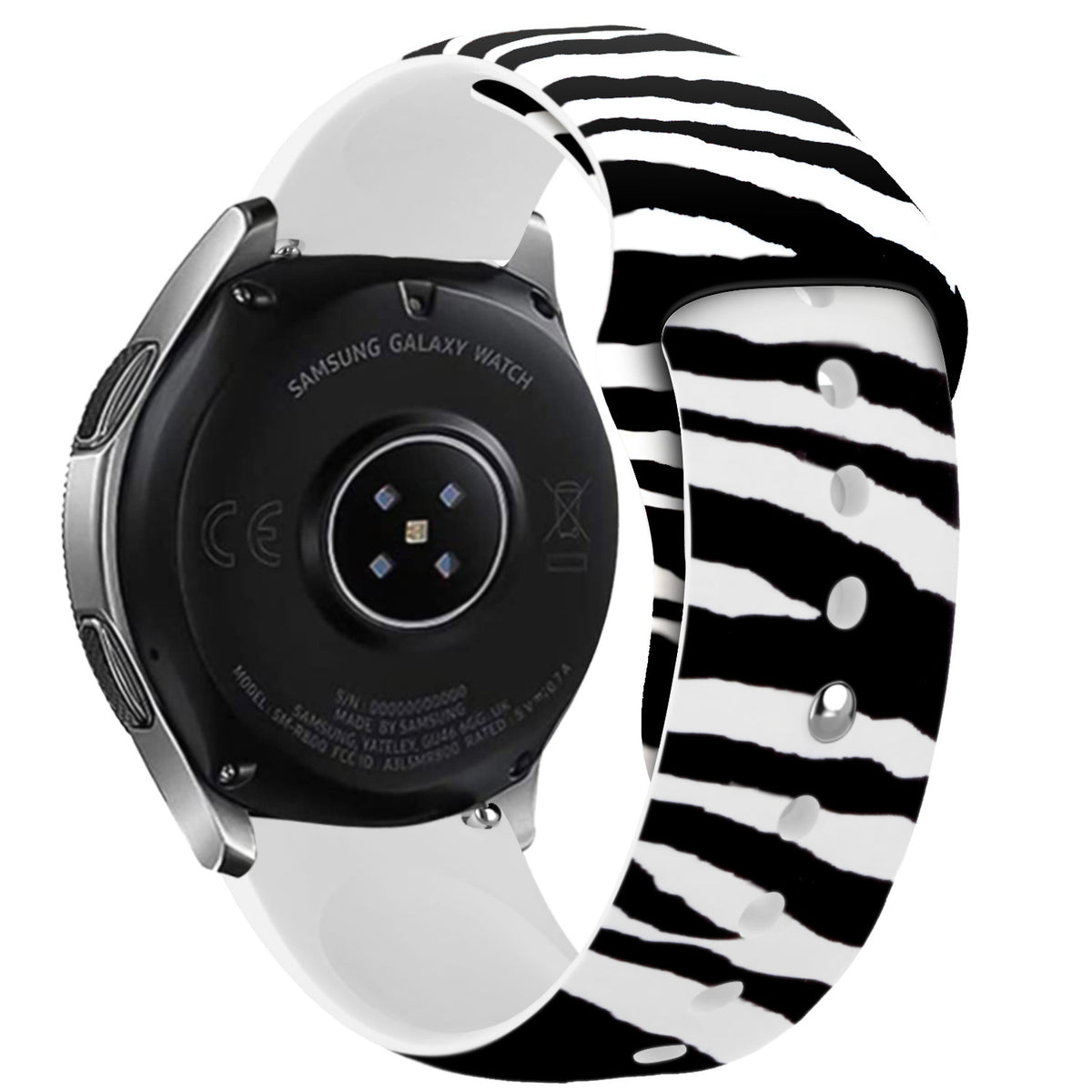 Bracelet 'Zèbre sauvage' Withings Steel HR Sport